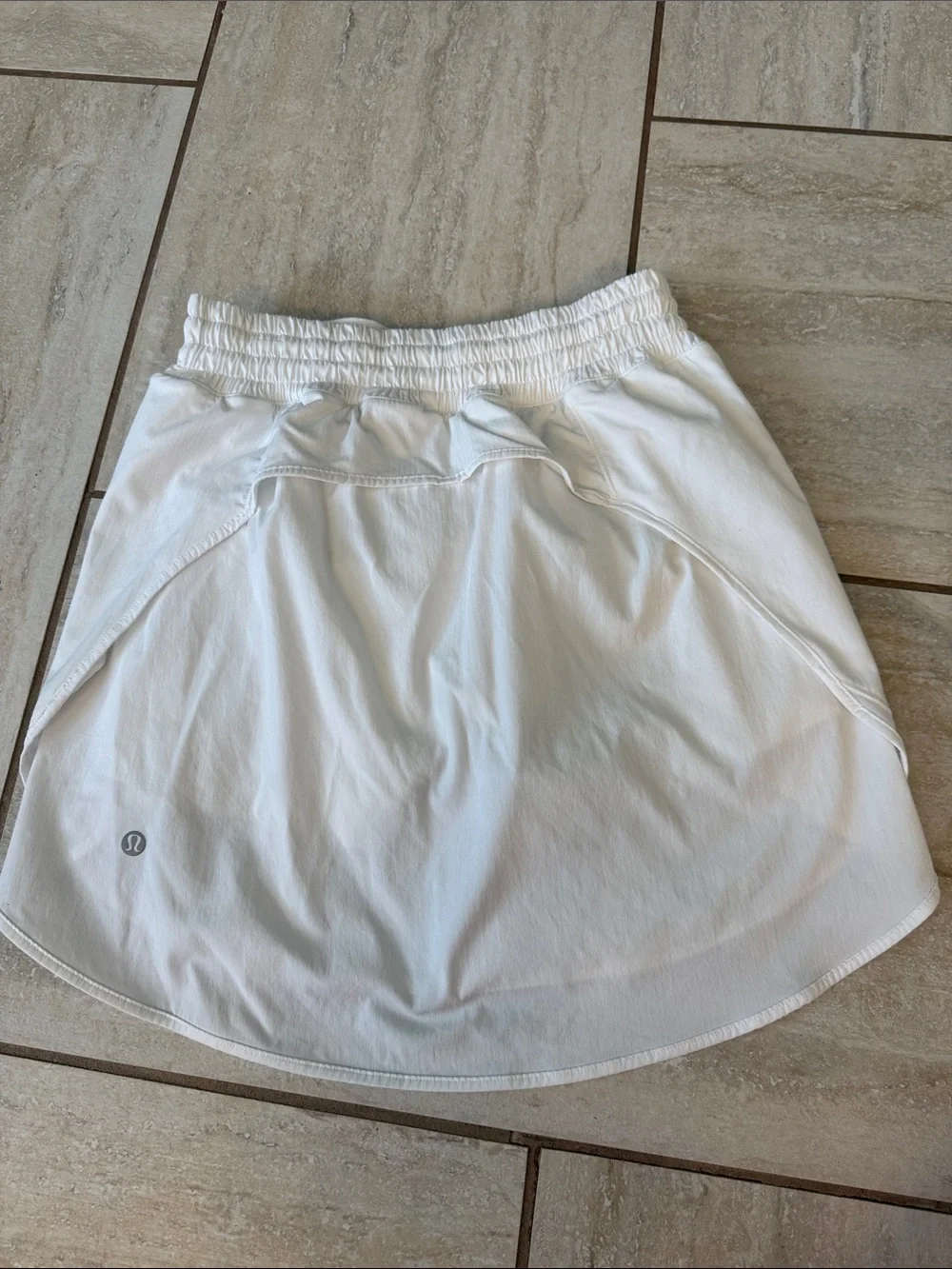 Lululemon Hotty Hot High-Rise Skirt Long White Women's 4 Tennis Running - Picture 9 of 14